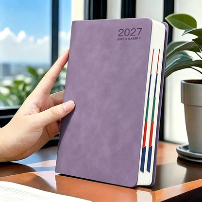 2027 Daily Planner Calendar Diary, 320 Pages Composition Notebooks with 365 Days Self-Discipline Checklist, Weekend Combined